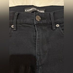EXPRESS Black Jeans With Zipper